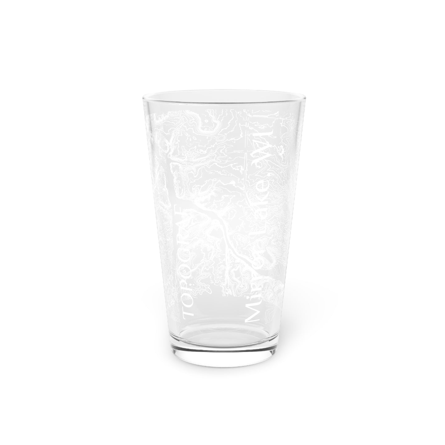 Mirror Lake, WI Pint Glass, 16oz