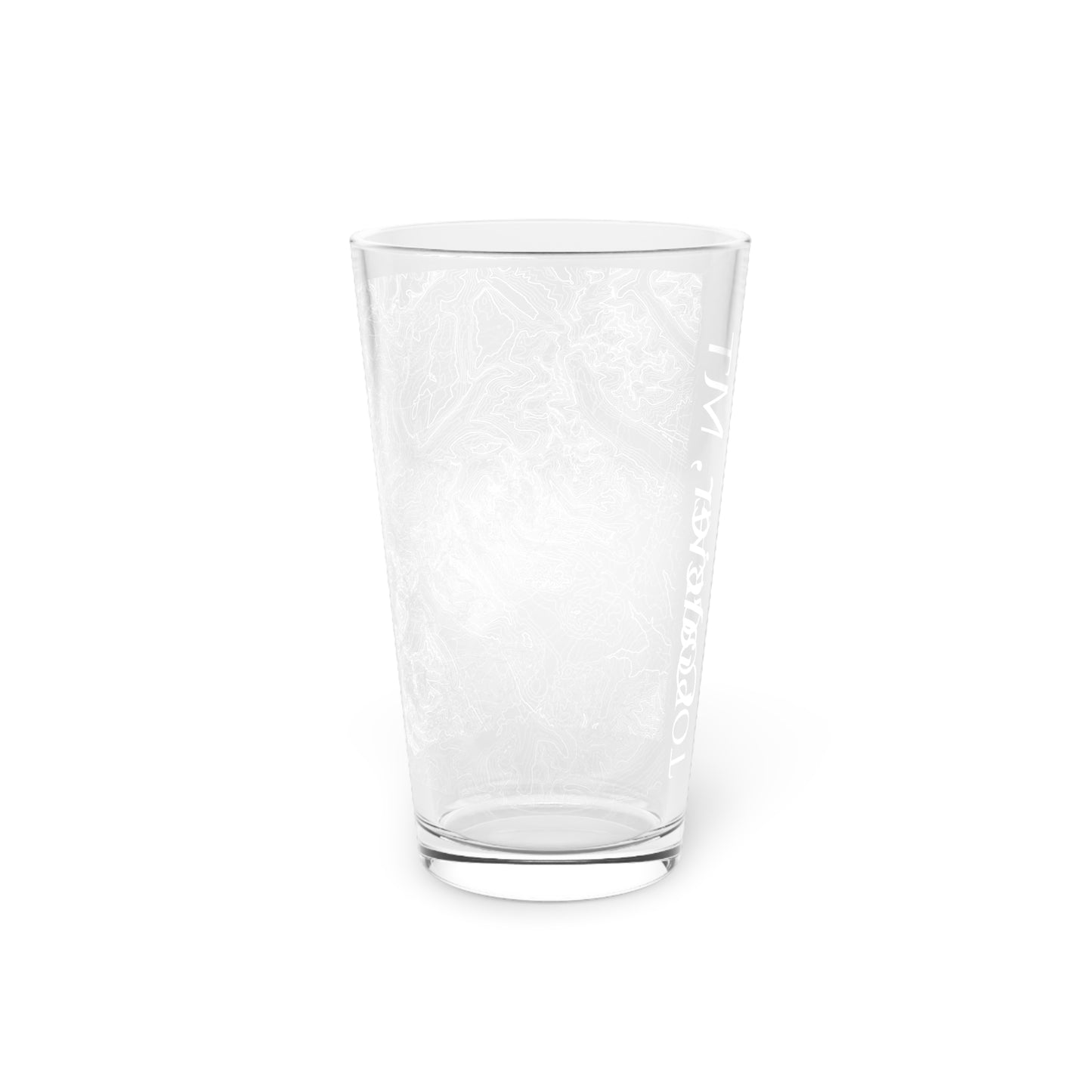 Glacier, MT Pint Glass, 16oz