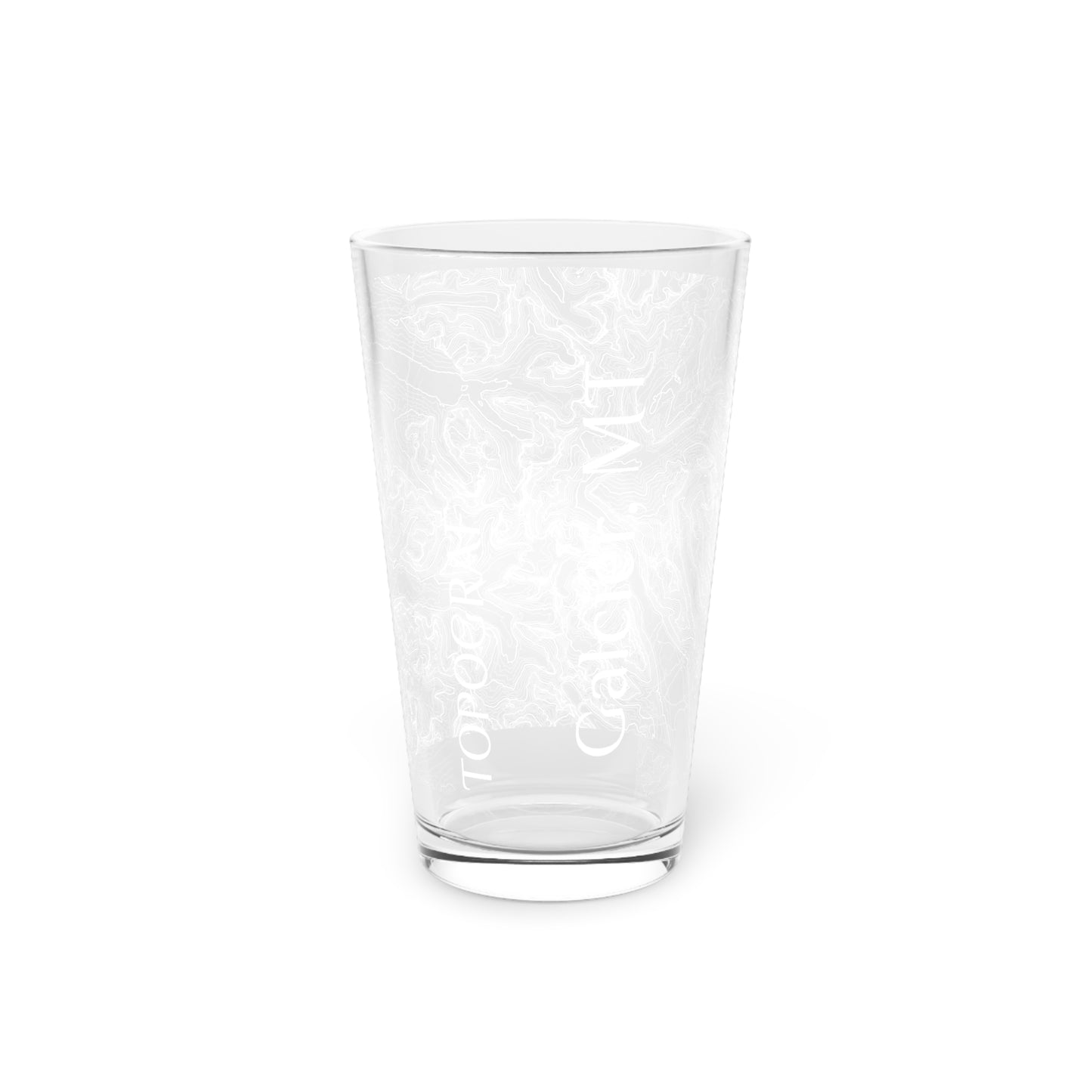 Glacier, MT Pint Glass, 16oz