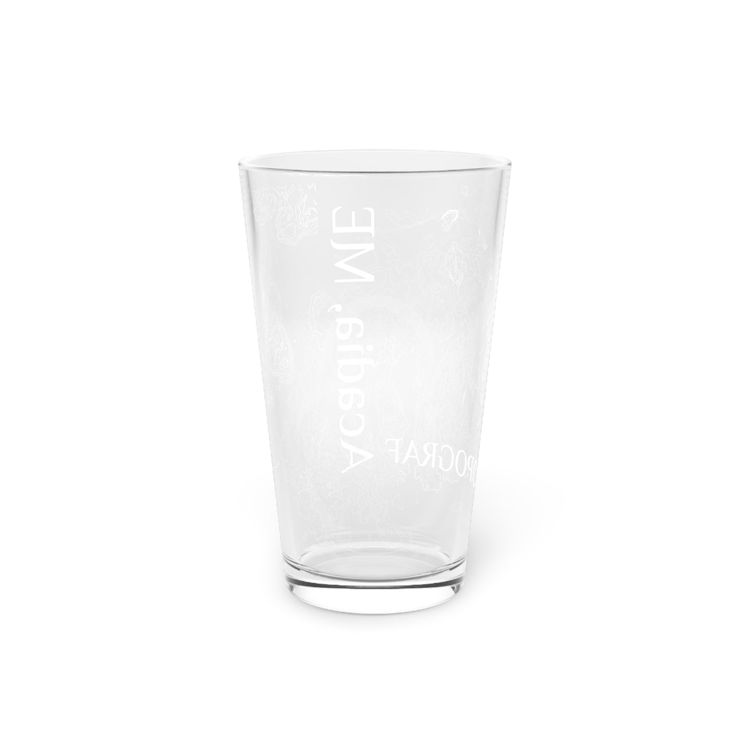 Acadia, ME Pint Glass, 16oz