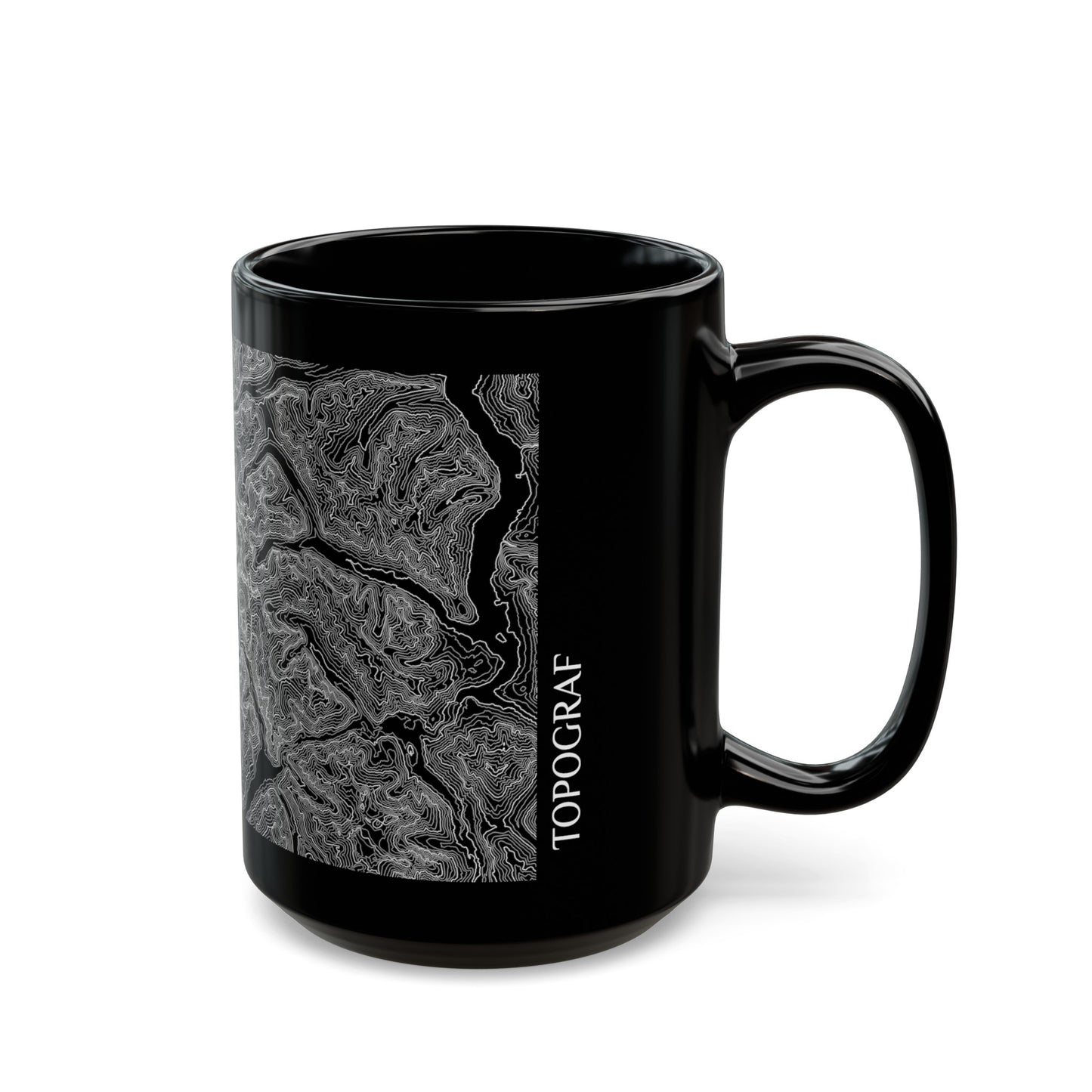 North Cascades, WA Black Mug 15 oz.