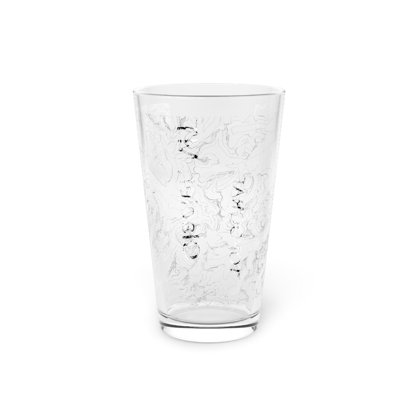 Glacier, MT Pint Glass, 16oz