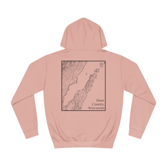 Door County, WI Hooded Sweatshirt