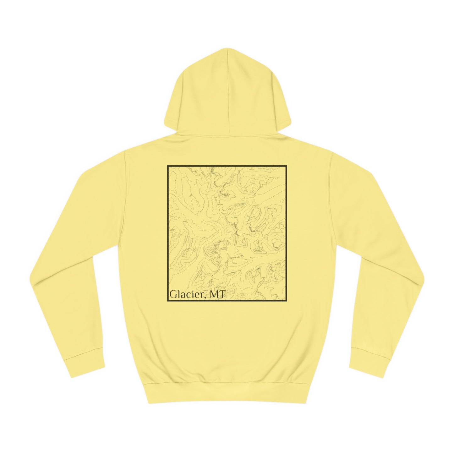 Glacier, MT Hooded Sweatshirt