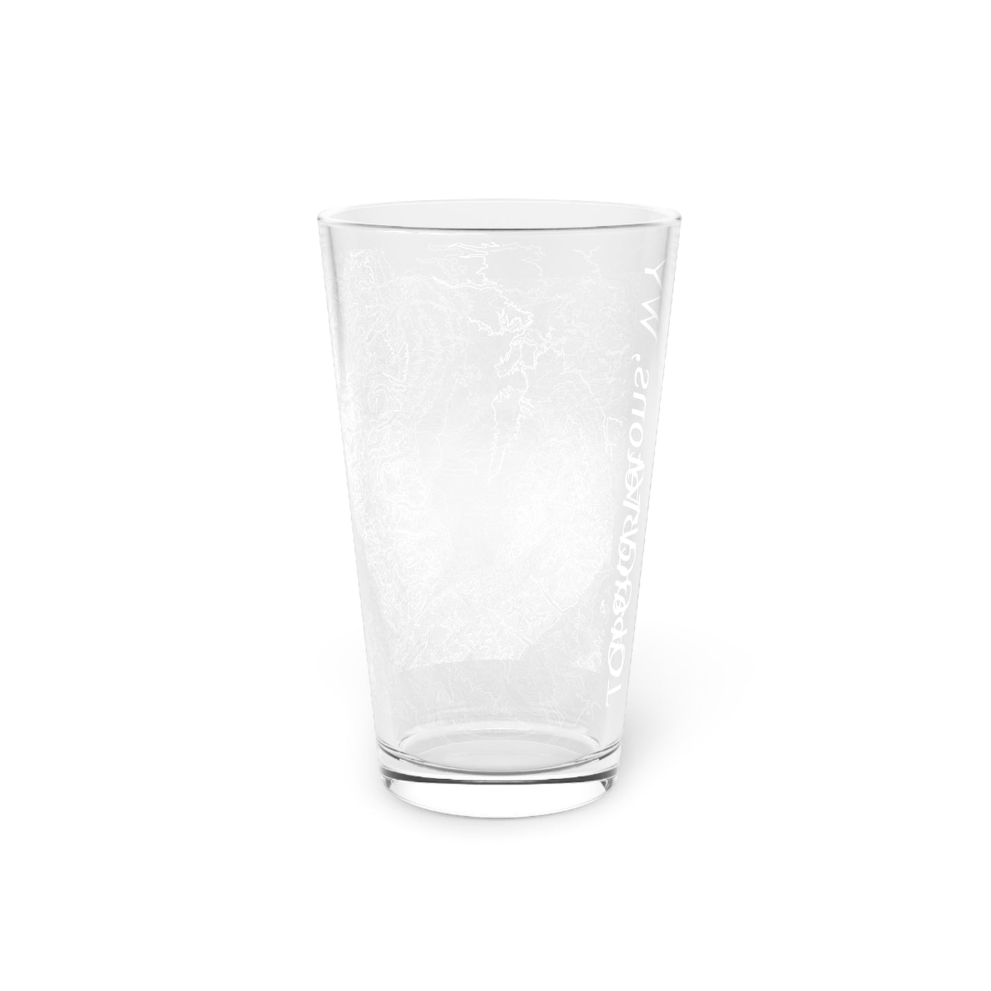 Grand Tetons, WY Pint Glass, 16oz