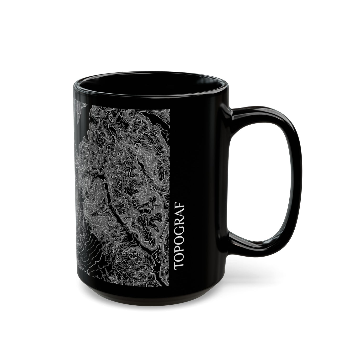 Mt. St. Helens, WA Black Mug 15 oz.