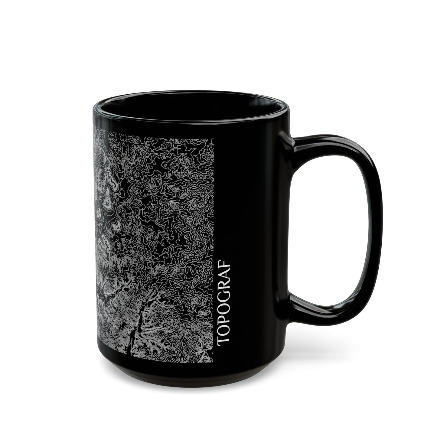 Willow River, WI Black Mug 15 oz.