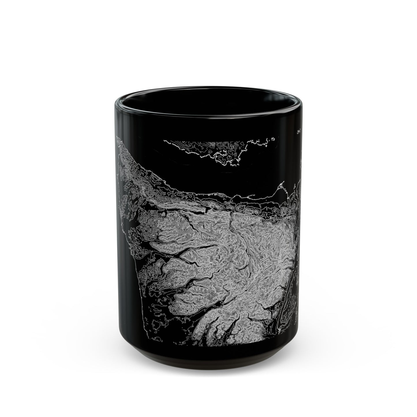 Olympic Coast, WA Black Mug 15 oz.