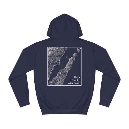 Door County, WI Hooded Sweatshirt