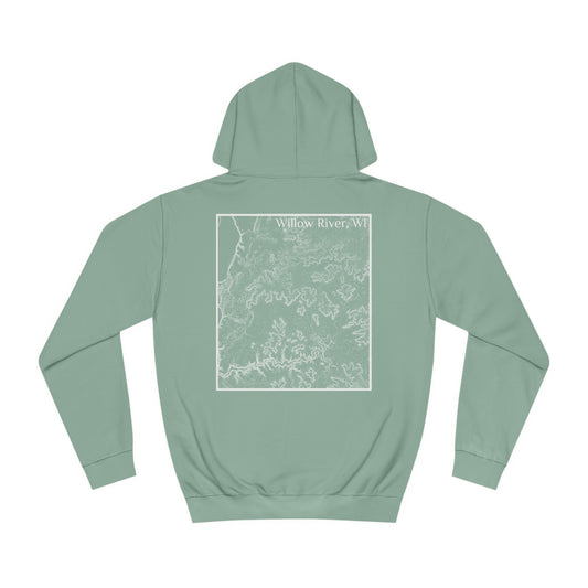 Willow River, WI Hooded Sweatshirt