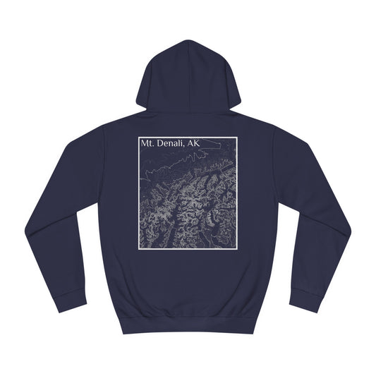 Mt. Denali, AK Hooded Sweatshirt